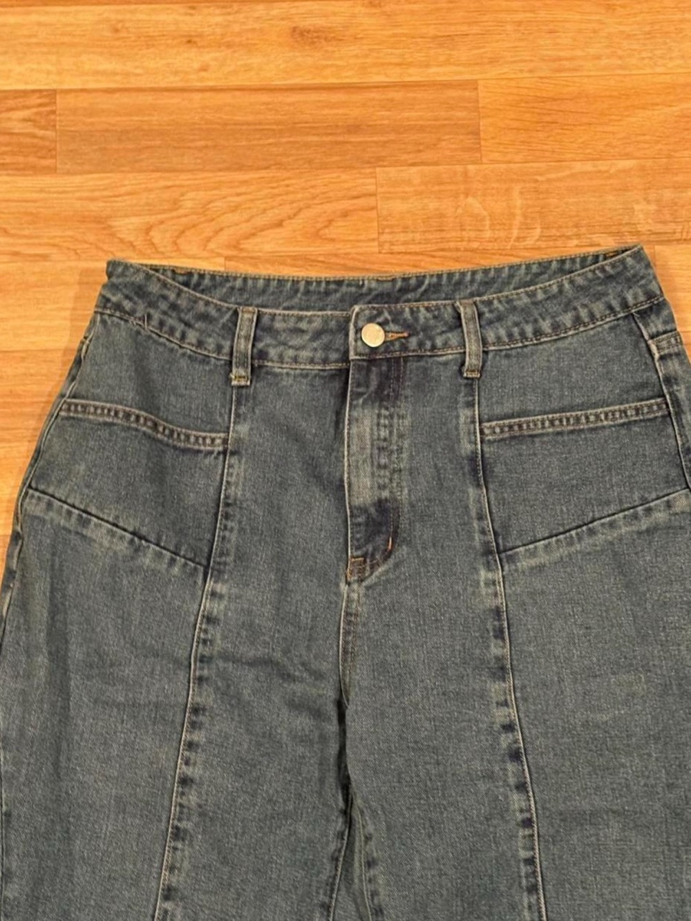 Cider Blue Wide-Leg Jeans - Picture 3 of 5